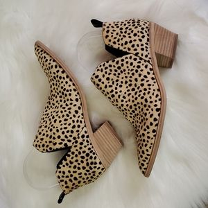 Dolce Vita Animal Print Boots - Size 7.5